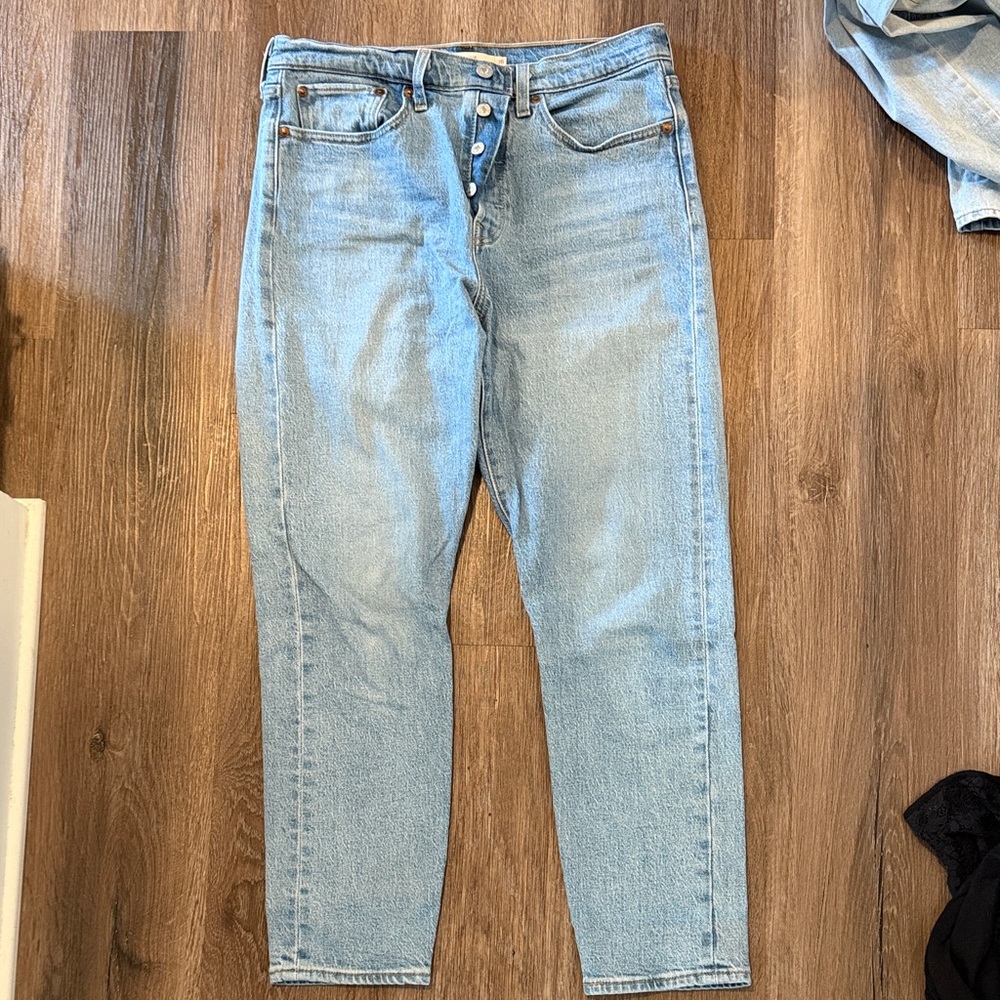 High Rise Light Blue Women's Jeans
